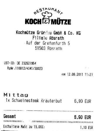 mbhi Hffner Kochmtze Restaurant